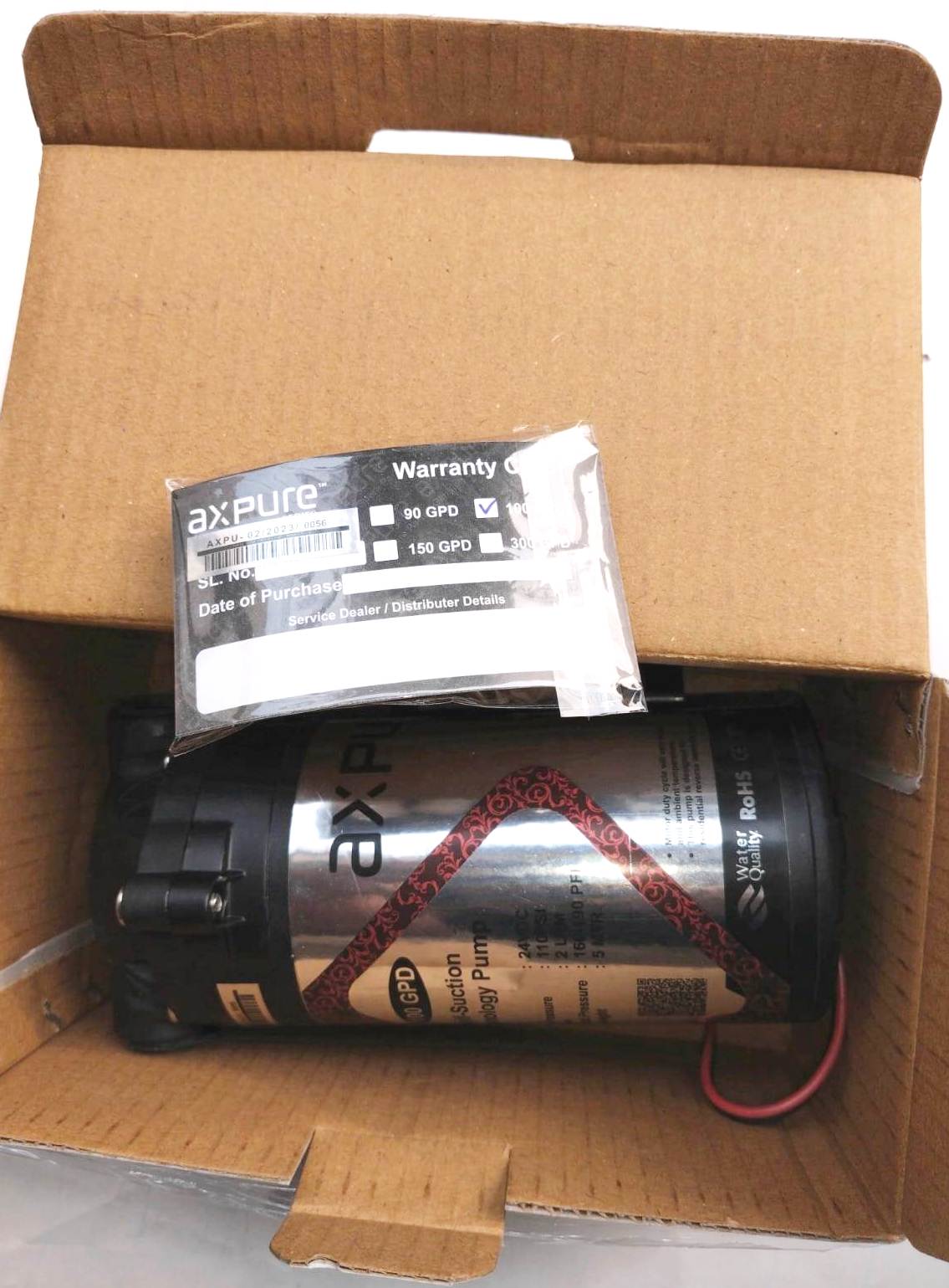 AXPURE PUMP WITH PUMP ELBO